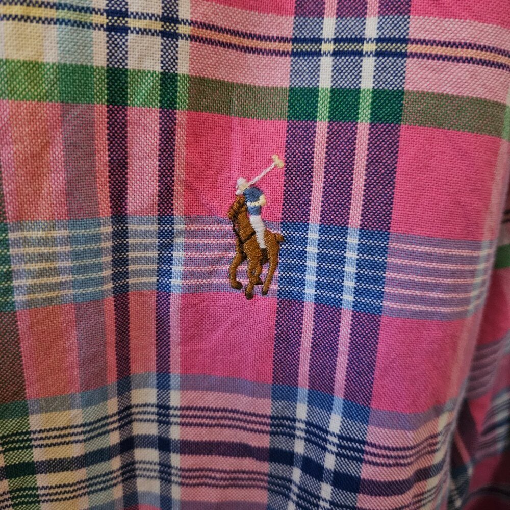 Ended Mens Polo Ralph Lauren Button Down Oxford Shirt Size 4XLT Mint Condition - Picture 5 of 5